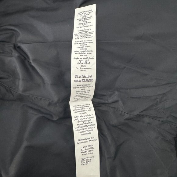 Alo Yoga Ribbed Velour Mountain Side Puffer Vest NWT, SOLD OUT, Size S - Picture 14 of 16